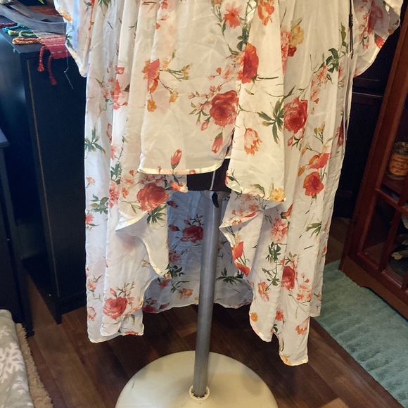 L.I.F.E. Is for eternity Sheer  high low dress NWT size L - Picture 3 of 10